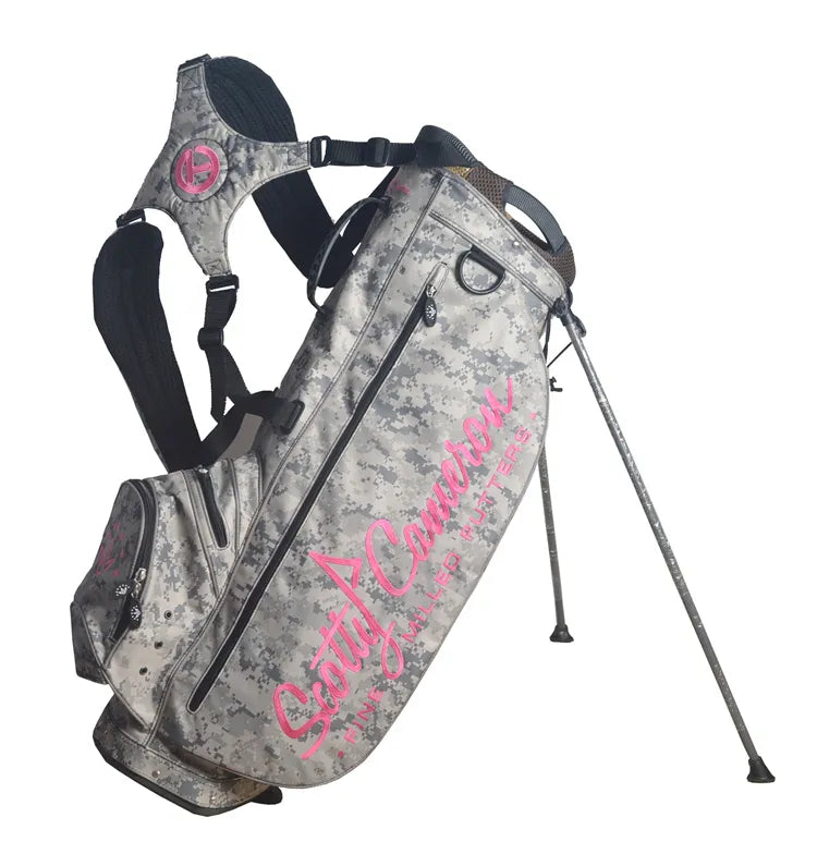 Scotty Camerron CAMO & PINK - STAND BAG
