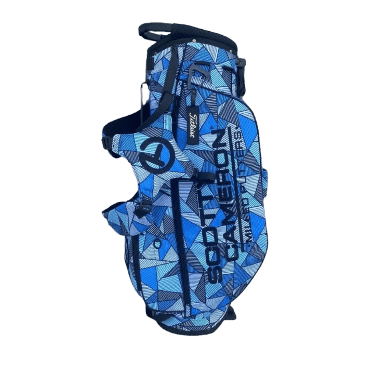 Scotty Cameron 2022 Holiday Blue “Neo Camo” Wanderer Circle T Carry Stand Bag