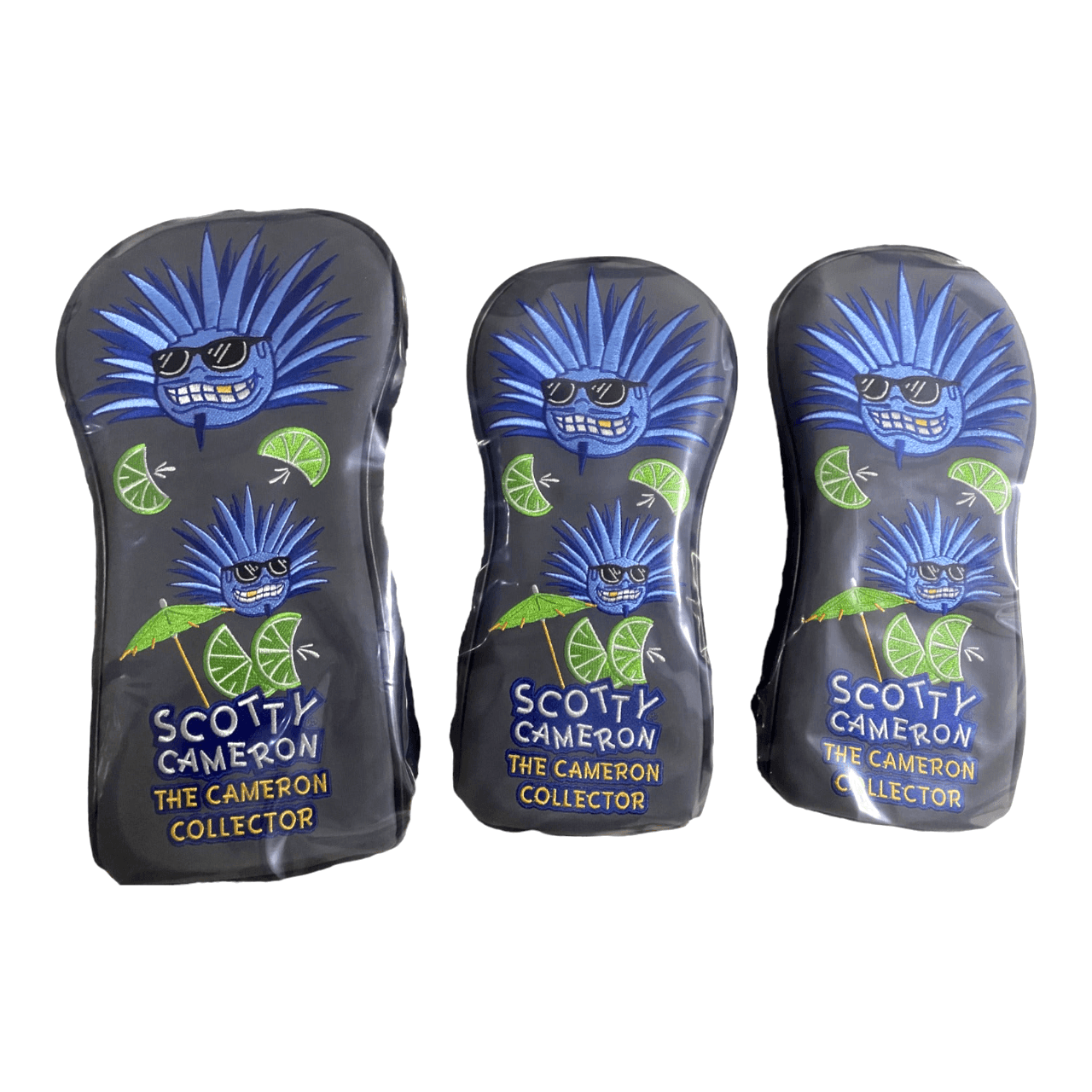 Scotty Cameron Tiki Agave Man Complete Headcover Set (3pc)