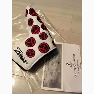 Scotty Cameron HeadCover  Tour Only White & Red Dancing Circle