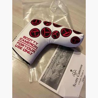 Scotty Cameron HeadCover  Tour Only White & Red Dancing Circle