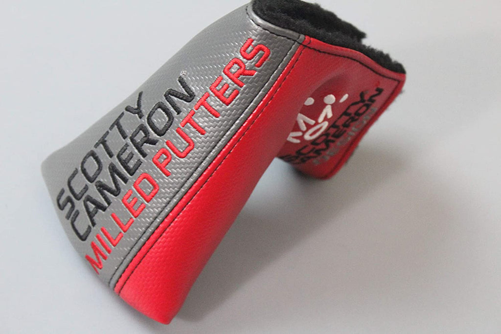 Scotty Cameron Putter Headcover - Mid Mallet Style Red Gray