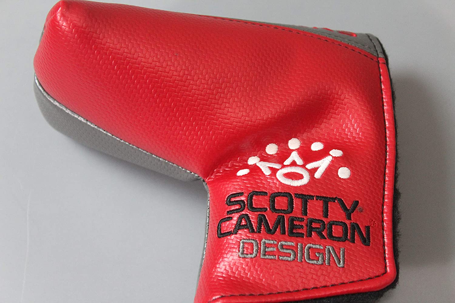 Scotty Cameron Putter Headcover - Mid Mallet Style Red Gray