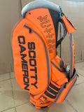 Scotty Cameron Circle T Milled Putters Staff Cart Bag Orange Gray 6 Way Dividers