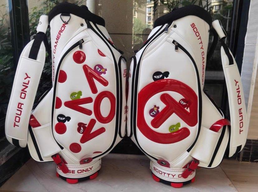 Scotty Cameron Japan Tour Bag Warrior Family White/Red