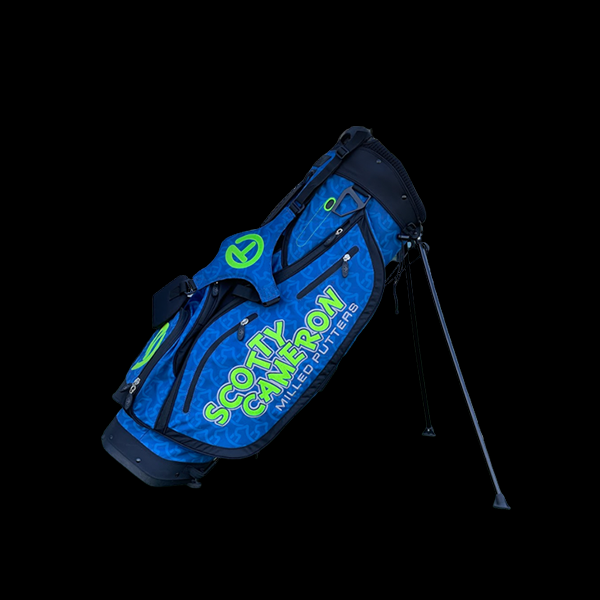 SCOTTY CAMERON TOUR ONLY 2018 DOG WAVE BLUE/LIME STAND BAG