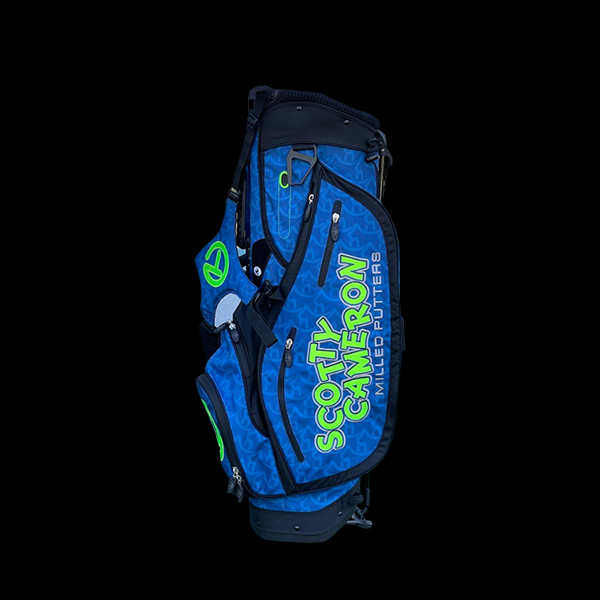 SCOTTY CAMERON TOUR ONLY 2018 DOG WAVE BLUE/LIME STAND BAG