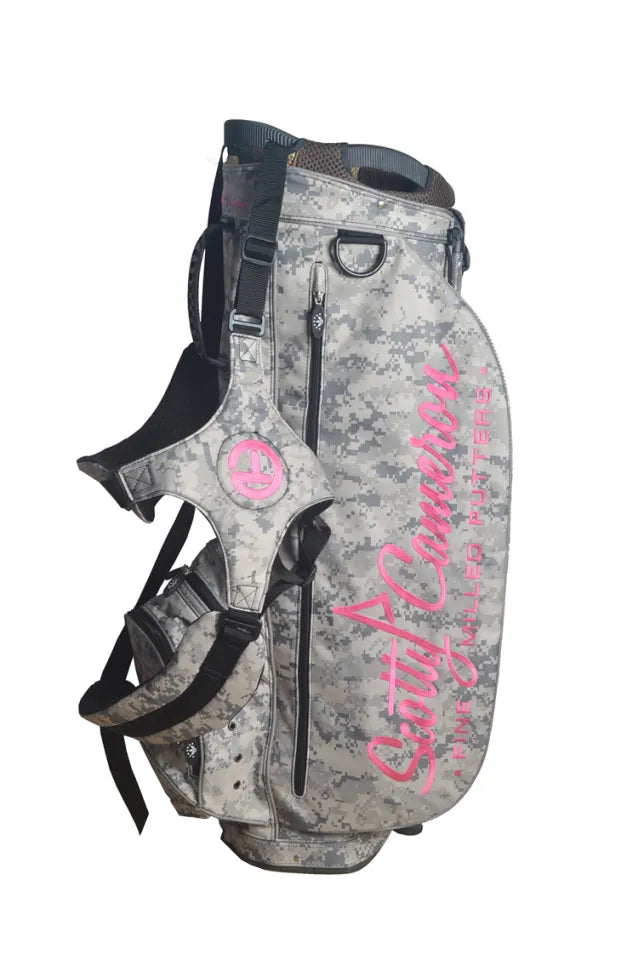 Scotty Camerron CAMO & PINK - STAND BAG
