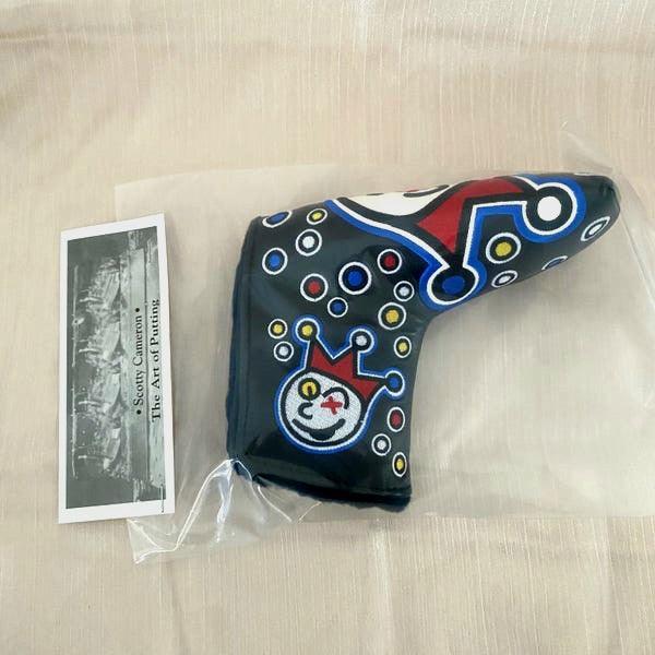 Scotty Cameron HEADCOVER  CUSTOM SHOP CHARCOAL BLUE JACKPOT JOHNNY