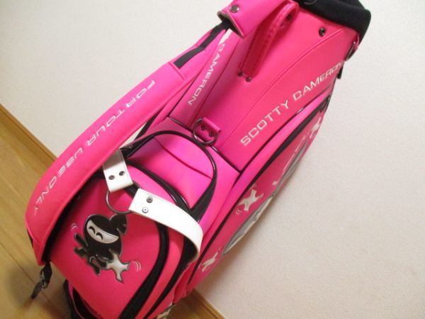 SCOTTY CAMERON Ninja Circle T Caddy Bag Pink 9.5