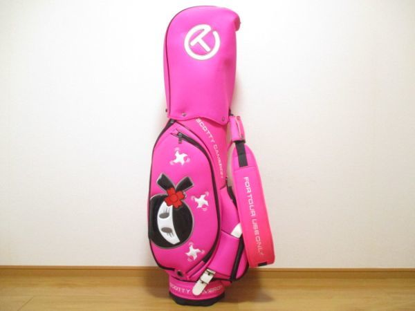 SCOTTY CAMERON Ninja Circle T Caddy Bag Pink 9.5