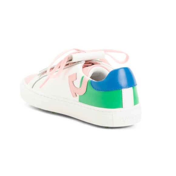 G/FORE Snow Leather Color Block Quarter G Kiltie Durf Golf Shoes