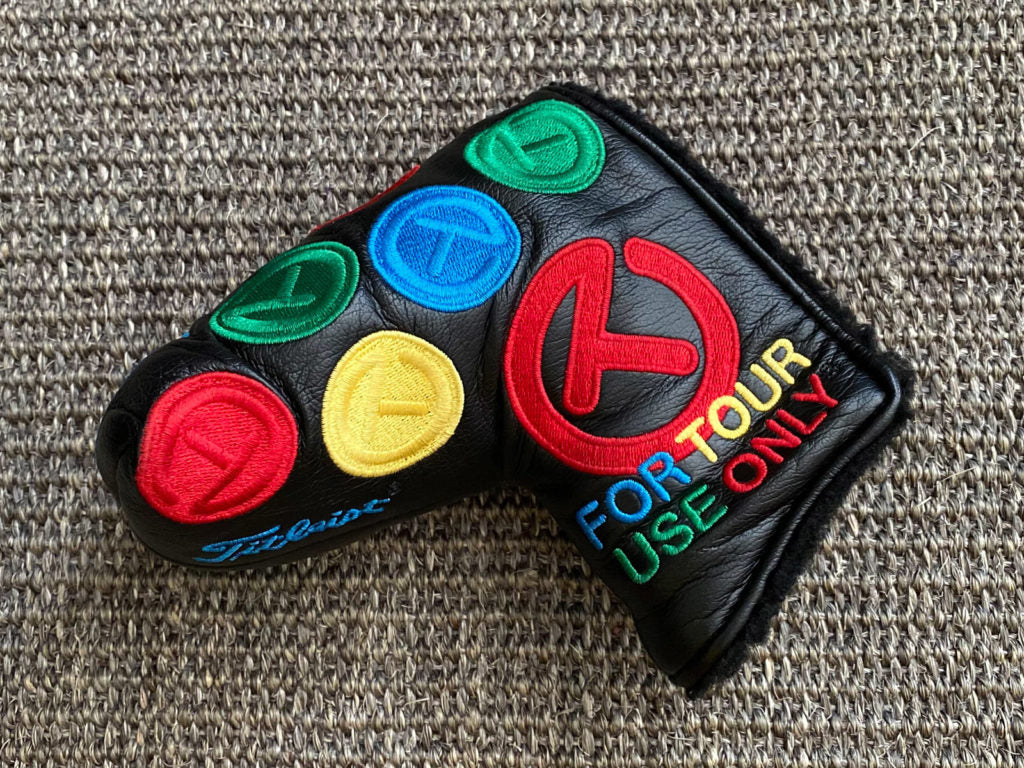 Scotty Cameron Tour Only Black Dancing Rainbow Circle T Mid Mallet Headcover