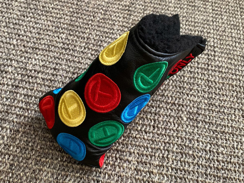 Scotty Cameron Tour Only Black Dancing Rainbow Circle T Mid Mallet Headcover