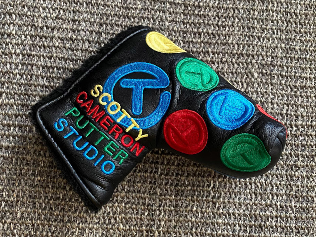 Scotty Cameron Tour Only Black Dancing Rainbow Circle T Mid Mallet Headcover