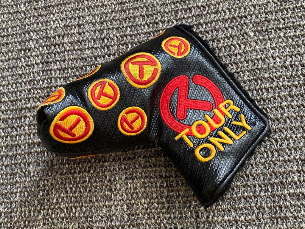 Scotty Cameron Tour Only Black Red & Yellow Dancing Circle T’s Mid Mallet Headcover