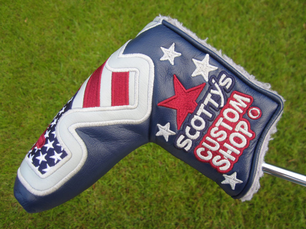 Scotty Cameron Limited Edition Custom Shop “USA” Junk Yard Dog Blade Headcover