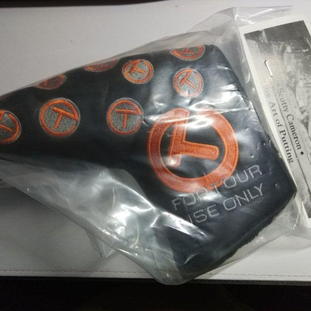 Scotty Cameron HeadCover Tour Only White & Orange Dancing Circle